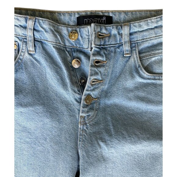 Mavi New Fit Button Fly High Rise Straight Leg Jeans Size 27 - Picture 4 of 6